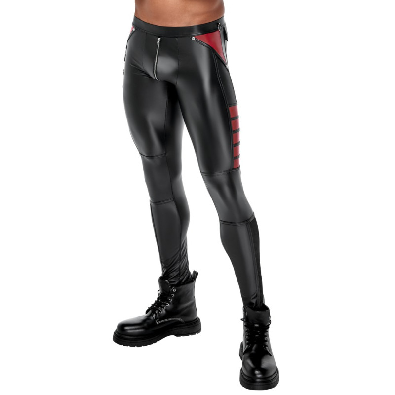 NEK Pantalon ORMETO Noir-Rouge